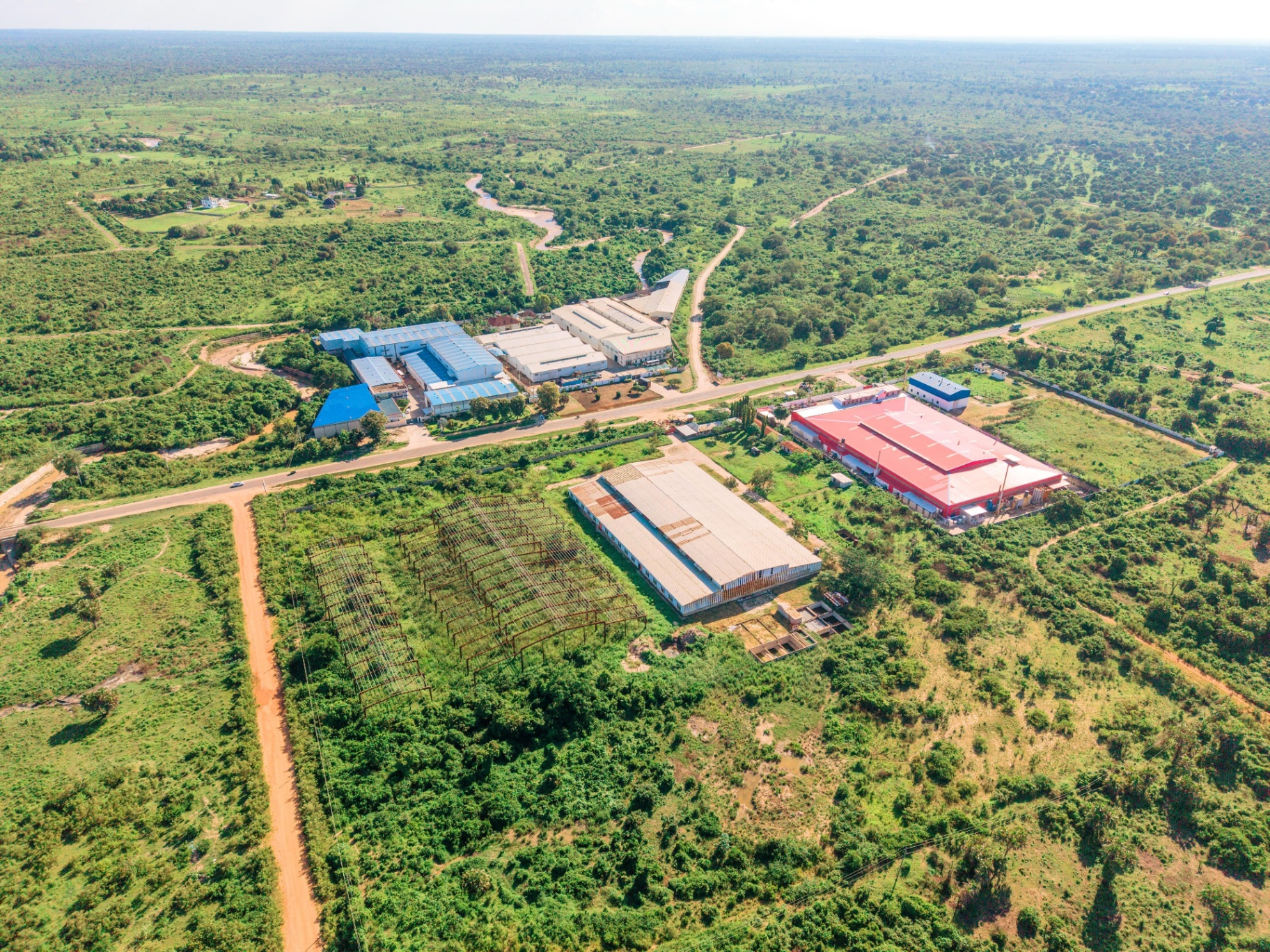 Industrial facility representing applied climate technology in a company context.