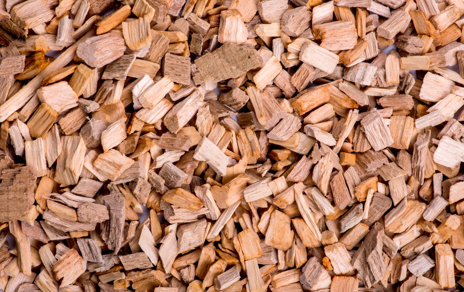 Close-up texture of natural wood chips.